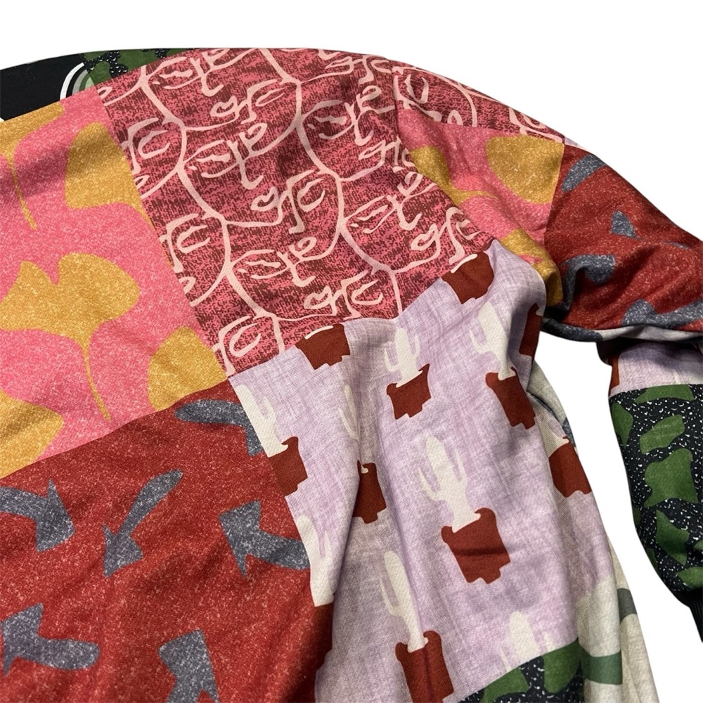 Patch Blocked Bomber Jacket - image 4